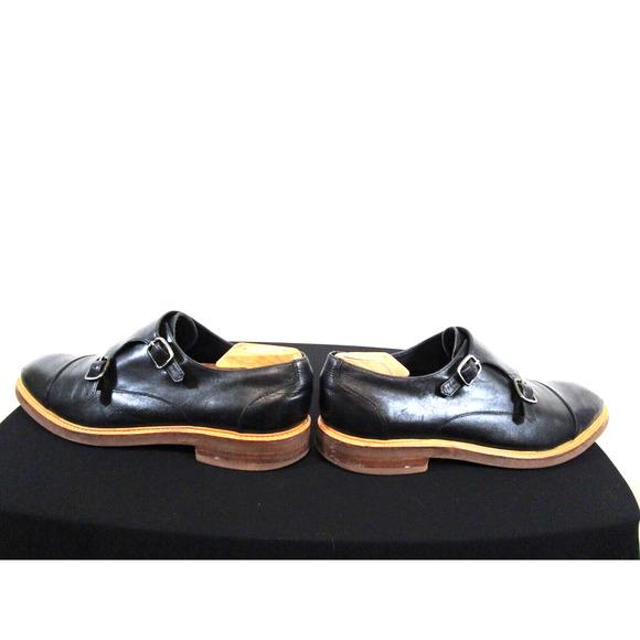 Gordon Rush Caden Black Leather Double Monk Strap Dress Shoes Men Sz 10.5 main image 10